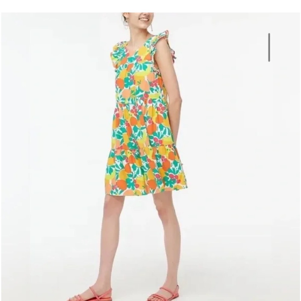 J. Crew Vibrant Floral Women's Dress